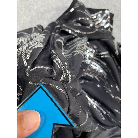 Alex Evenings Ladies Jacket and Camisole Set Grey with Sequins Size Petite Large - Picture 12 of 16